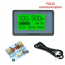 TF03K Battery Capacity Tester Battery Indicator TF03-A-50A-TTL232 Communication 100V 50A Sampler