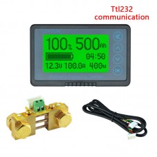 TF03K Battery Capacity Tester Battery Indicator TF03-A-100A-TTL232 Communication 100V 100A Sampler