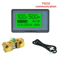 TF03K Battery Capacity Tester Battery Indicator TF03-A-350A-TTL232 Communication 100V 350A Sampler