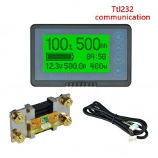 TF03K Battery Capacity Tester Battery Indicator TF03-A-500A-TTL232 Communication 100V 500A Sampler