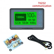 TF03K Battery Capacity Tester RV Battery Indicator TF03-B-50A-TTL232 Communication 50A Sampler