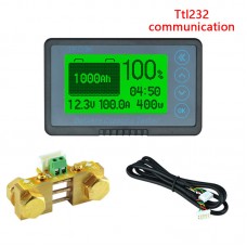 TF03K Battery Capacity Tester RV Battery Indicator TF03-B-100A-TTL232 Communication 100A Sampler