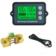 Foosion-TK15 Battery Coulometer RV Battery Indicator Battery Capacity Tester Sampler 80V 100A