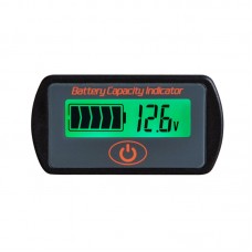 Battery Capacity Indicator Battery Gauge CE Certification Version Fits 12V-72V Lithium Batteries