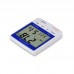 UYIGAO CTH-608 Thermo Hygrometer Indoor Temperature Humidity Meter w/ Alarm Clock Large Screen