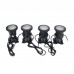 Lot 4 Submersible 36 LED RGB Pond Spot Lights for Underwater Pool Fountain IP68