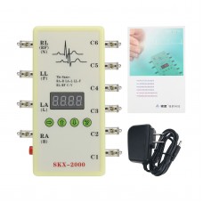  SKX-2000C ECG Signal Simulator LED Display ECG Signal Generator 10-200bpm