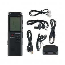 USB Voice Recorder 8GB Dictaphone Digital Voice Recorder Mini WAV MP3 Player T60