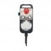 6-Axis CNC Pendant Handwheel 5V 100PPR with Emergency Stop Switch Manual Pulse Generator MPG 