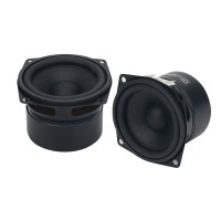 Pair of 2.5" Loudspeakers HiFi Speaker Unit High Sensitivity 8-15W Full Range Unit 8Ω