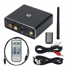 Bluetooth 5.0 Receiver Wireless DAC w/ Remote Controller Connect Speakers Power Amp Enjoy Karaoke