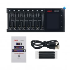 ISDT N8 LCD Display Universal Battery Charger 8-Slot Speedy Smart Battery Fast Charger for Rechargeable Batteries AA AAA Li-lon