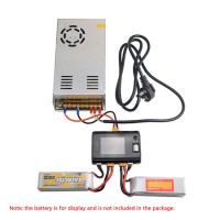 ToolkitRC M6D 500W 15A DC Dual Channel MINI Smart Charger Discharger with 12V 30A Power Supply For 1-6S Lipo Battery FPV Model Spare Part Replace M8