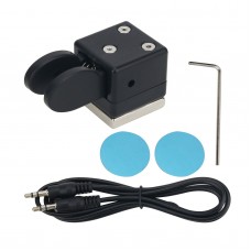 QU-21C Mini Dual Paddle Key Morse Key Telegraph Key CW Key Automatic Base Magnetic Absorption