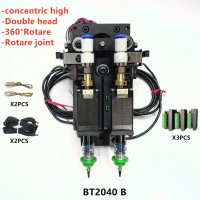 BT2040B SMT DIY Mountor Connector Nema8 Hollow Shaft Stepper with Driver for Pick Place Double Head