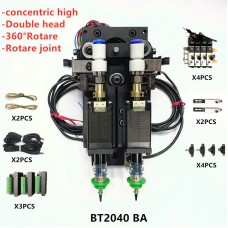 BT2040BA SMT DIY Mountor Connector Nema8 Hollow Shaft Stepper with Driver for Pick Place Double Head