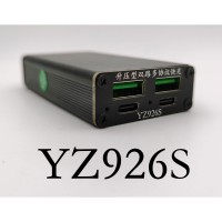 YZ926S Mobile Phone Charger Adapter Multi-Protocol Quick Charge Adapter Two-Way Output Input 10-32Vdc