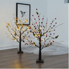 55CM/21.7" Light Tree Room Lighted Christmas Tree 24-LED Holiday Party Wedding Creative Decoration