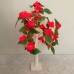 55CM/21.7" 24-LED Rose Tree Lamp Tree Table Lamp Room Artificial Tree Decor Valentine's Day Present