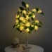 55CM/21.7" 24-LED Rose Tree Lamp Tree Table Lamp Room Artificial Tree Decor Valentine's Day Present
