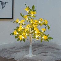 60CM/23.6" Wisteria Tree Table Lamp LED Light Tree 24-LED Night Light Lamp Room Indoor Decoration