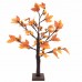 55CM/21.7" Maple Hazelnut Tree Table Lamp Room Light Tree 32-LED Christmas Holiday Desktop Decor