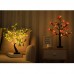 55CM/21.7" Maple Hazelnut Tree Table Lamp Room Light Tree 32-LED Christmas Holiday Desktop Decor