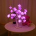 45CM/17.7" Rose Tree Lamp Tree Table Lamp 24-LED Room Artificial Tree Decor Valentine's Day Present