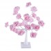 45CM/17.7" Rose Tree Lamp Tree Table Lamp 24-LED Room Artificial Tree Decor Valentine's Day Present