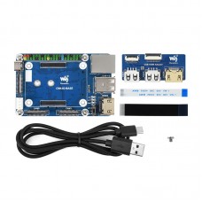 CM4-IO-BASE-B CM4 IO Board Kit With USB HDMI Adapter USB Cable For Raspberry Pi Compute Module 4