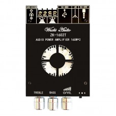 ZK-1602T Audio Power Amplifier Board 160W*2 Bluetooth 5.0 Power Amp Board Module TDA7498E Amplifier