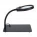 Desktop Magnifying Glass HD Plug-in Repair Magnifier Reading Loupe with 10X Lens 36 LED Lights