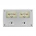 BZ1710 Dual Level Meter Amplifier Chassis Preamplifier Aluminum Case Power Amp Enclosure DIY Box 