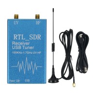 820T For RTL SDR Receiver USB Tuner 100KHz-1.7GHz UV HF RTL2832U + R820T For Radio Communications