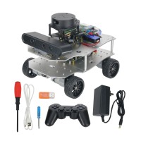 4WD ROS Car Robotic Car With Voice Module A1 Standard Radar ROS Master For Jetson Nano B01 4GB