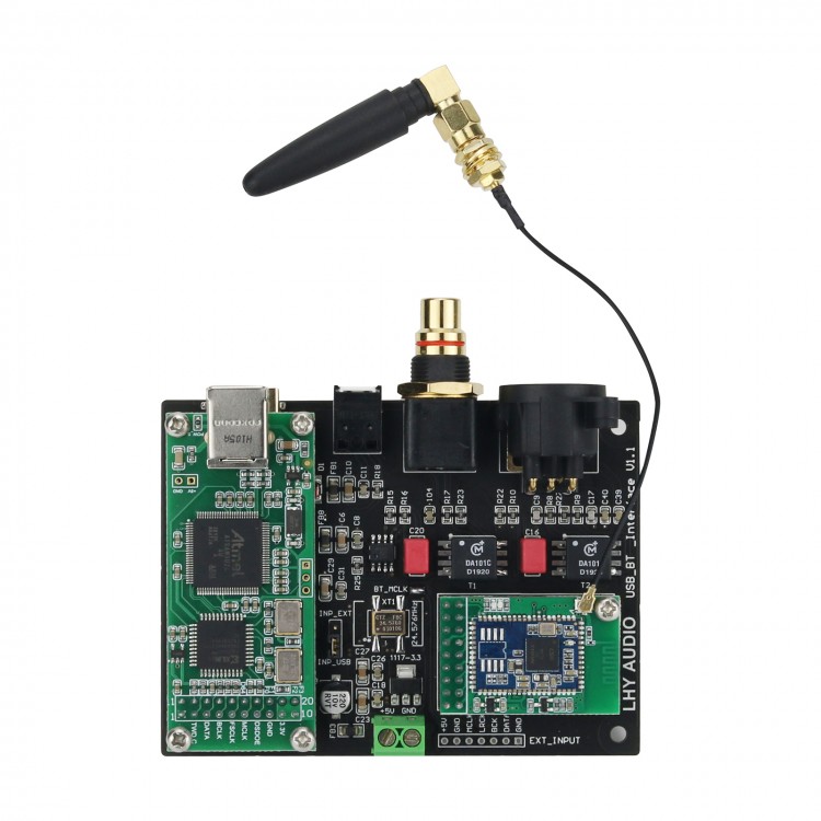 LHY AUDIO Digital Audio Output Coaxial Output Board w/ USB Interface Bluetooth 5.0 Receiver