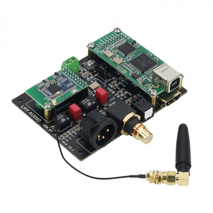 LHY AUDIO Digital Audio Output Coaxial Output Board w/ USB Interface Bluetooth 5.0 Receiver