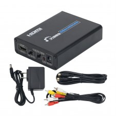 NK-10 HDMI Video Converter HDMI To AV + S Video Converter Box Adapter Supports 1080P For Analog TV