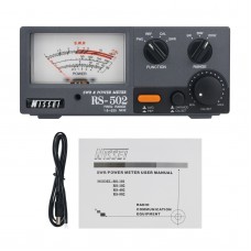 NISSEI RS-502 SWR & Power Meter SWR Watt Meter 1.8-525MHz HF VHF UHF For Radio Communication