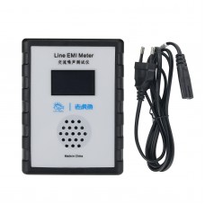 Line EMI Meter Mains Noise Tester Broadband AC Power Supply Meter Ripple Analyzer With OLED Screen