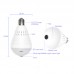 1.3MP Wifi Bulb Camera 360-Degree Hidden Camera Light Bulb Indoor Matte Night Vision Light EC75C-Z13