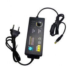 Adjustable Power Adapter With Display Screen AC100V-240V To DC3.8V-37V 2A EU Plug