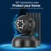 1MP 720P Wifi Camera PTZ Camera Home Wireless Security Camera Night Version EC115-Y13 Black