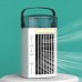 480ML Mini Cooling Fan Air Conditioner Desk USB Air Cooler w/ Night Light Colorful Atmosphere Lamp