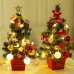 50CM/19.7" Desktop Christmas Tree Mini Christmas Tree Xmas Tree With Lights Holiday Decorations