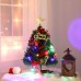 50CM/19.7" Mini Christmas Tree Xmas Tree With Lights Holiday Decorations Desktop Christmas Ornaments
