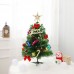 50CM/19.7" Mini Christmas Tree Xmas Tree With Lights Holiday Decorations Desktop Christmas Ornaments