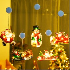 Lighted Christmas Window Decorations Christmas Window Lights Xmas Ornament With Suction Cup Hook