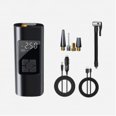 Car Air Pump Portable Smart Air Pump Wired Type With Cigarette Lighter Plug Digital Display