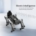 AI Bionic Robot Dog Four-Legged Dog Intelligent Mechanical Robot Pet With 2MP Camera Black Matte